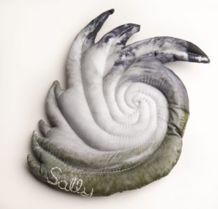 Christine Chin • <em>Stuffed Storms: 2020 Atlantic Tropical Storm Season (Sally)</em> • Stuffed and quilted archival ink prints on fabric • $95.00<a class="purchase" href="https://state-of-the-art-gallery.square.site/shop/christine-chin/33" target="_blank">Buy</a>