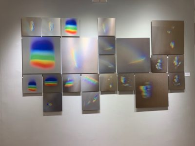 Connie Zehr • <em>Spectral Projections</em> • Multi-panel metal print • 90“×50“ • NFS