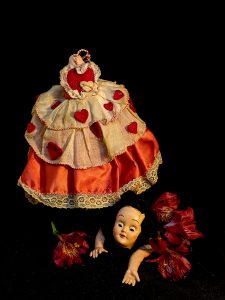 Nancy Ridenour • <em>Valentine Doll Disaster</em> • Archival print on canvas • 16“×20“ • $150.00