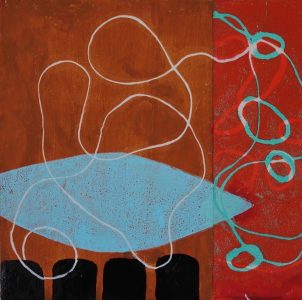 Ethel Vrana • <em>Emergence #4</em> • Collage • 12“×12“ • $265.00<a class="purchase" href="https://state-of-the-art-gallery.square.site/product/ethel-vrana-emergence-4/521" target="_blank">Buy</a>