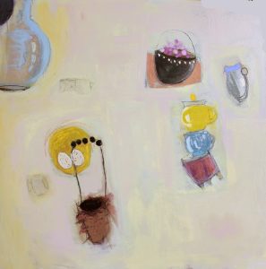 Ethel Vrana • <em>Still Life with Nest</em> • Oil on canvas • 36“×36“ • $1,240.00<span class="sold"></span>