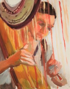 Irina Kassabova • <em>Harp Player II</em> • Oil on canvas • 8“×10“ • $35.00<span class="sold"></span>