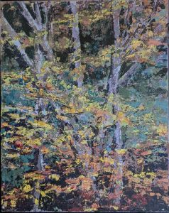 Diana Ozolins • <em>Chapman Road Vermont October</em> • Oil on canvas • 8“×10“ • $50.00<span class="sold"></span>